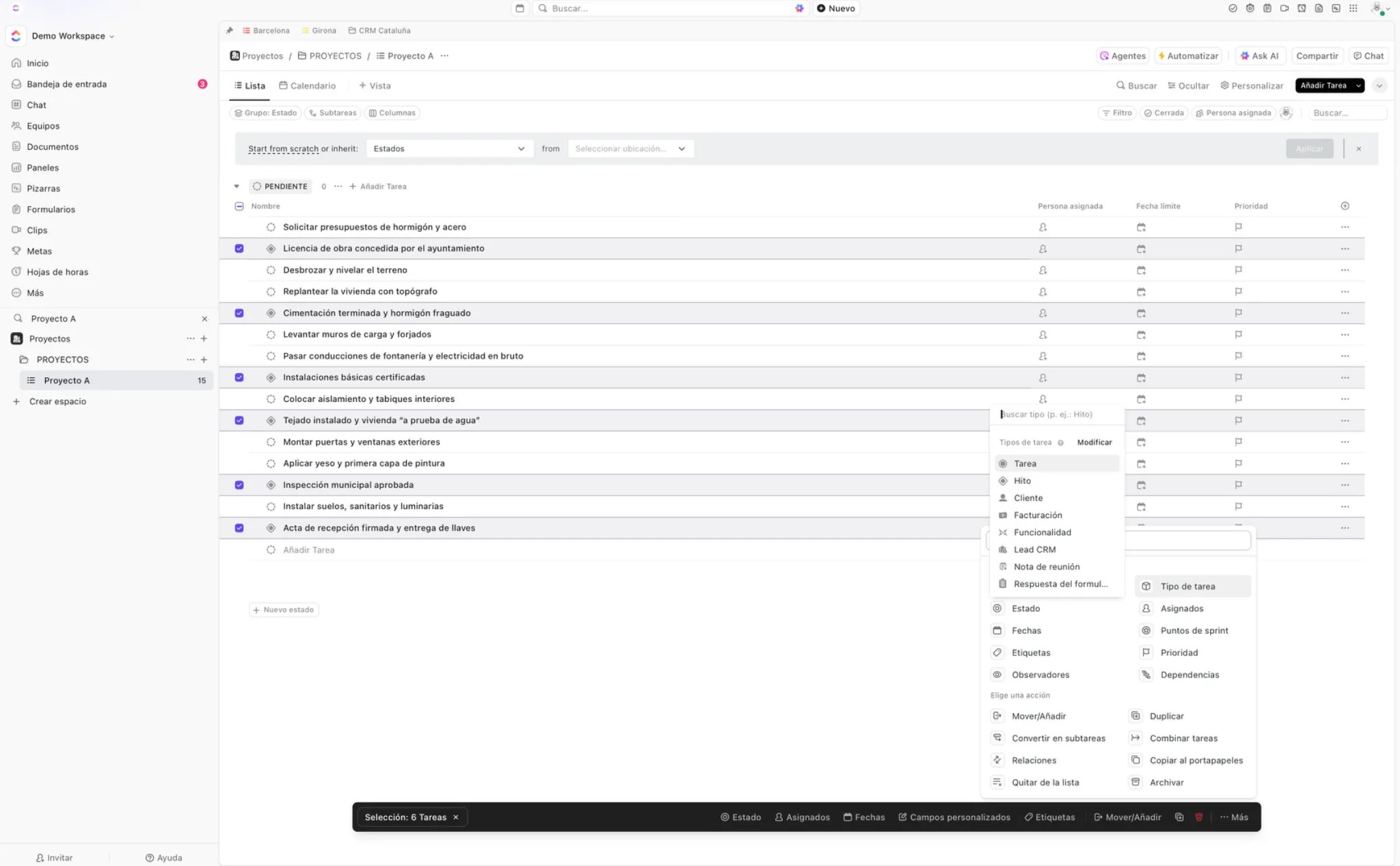 JosepMariaMartinez-consultorClickUp-asana-monday-ClickUp_convertir_a_hito_desde_acciones_por_lote